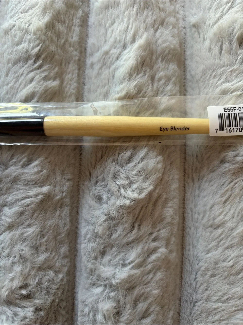 Bobbi Brown Cream Handle with Black Tip Eye Blender Brush